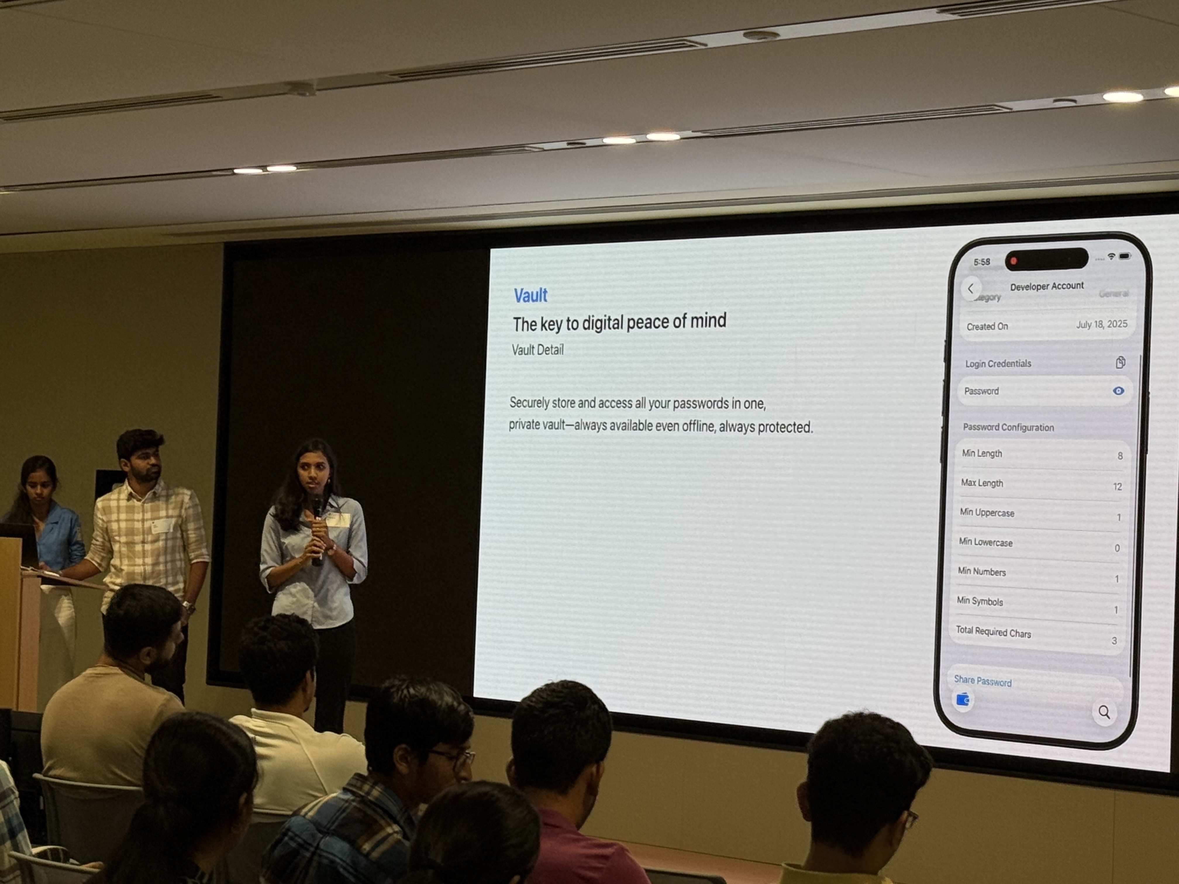 Innovative development sessions during the hackathon
